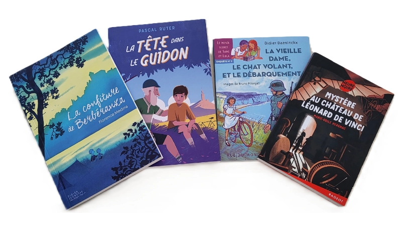Séléction des quatres livres pour le Prix Chronos 2026