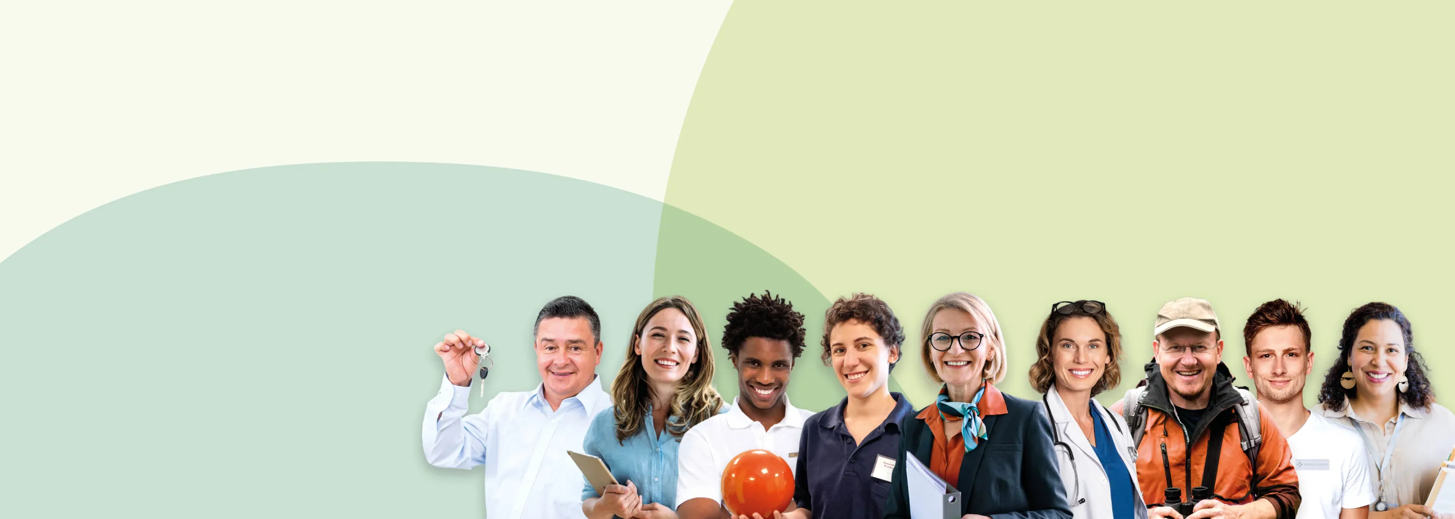 Un gruppo di persone che fornisce vari servizi alle persone anziane.