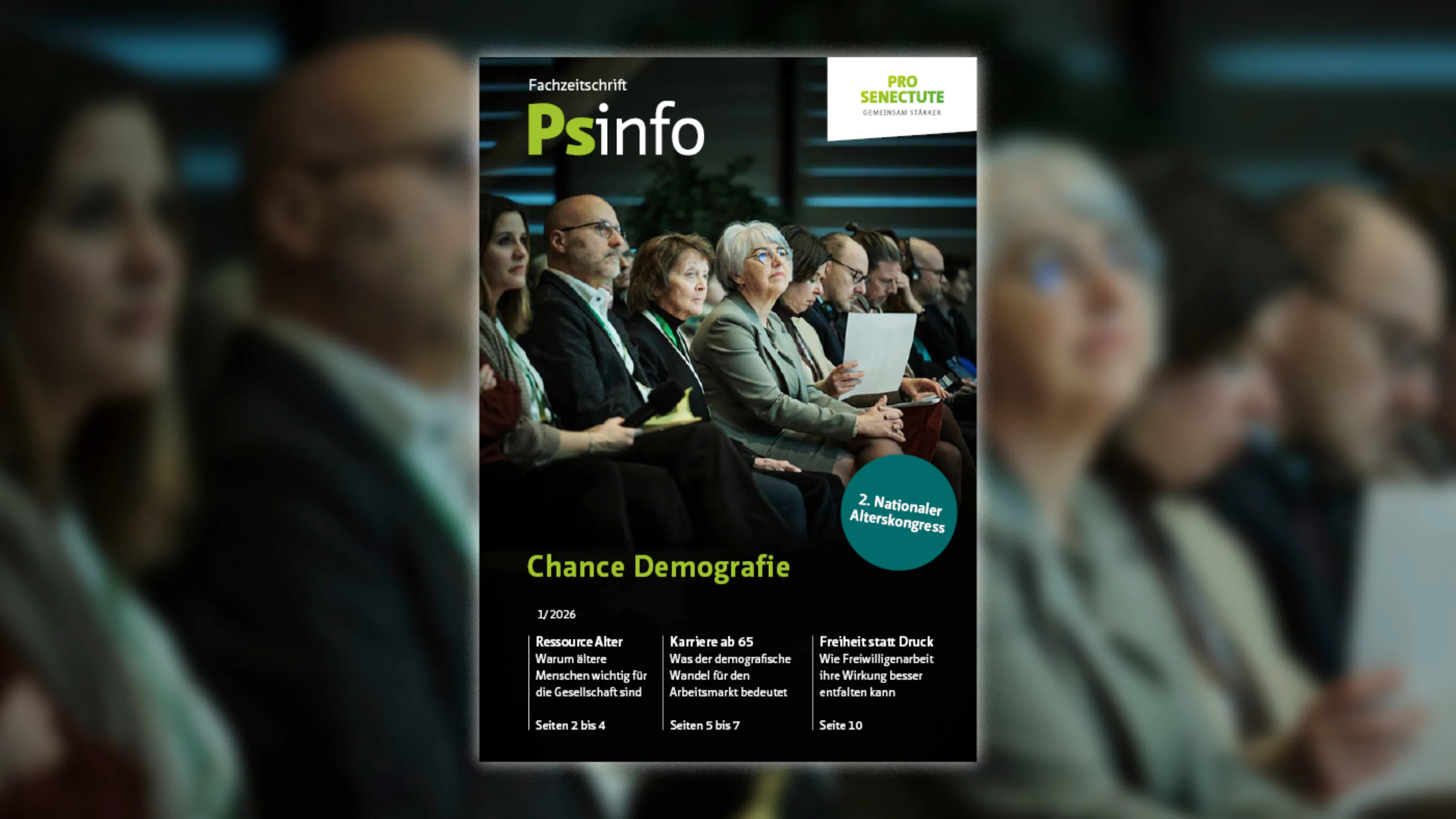 Titelblatt Psinfo: Chance Demografie